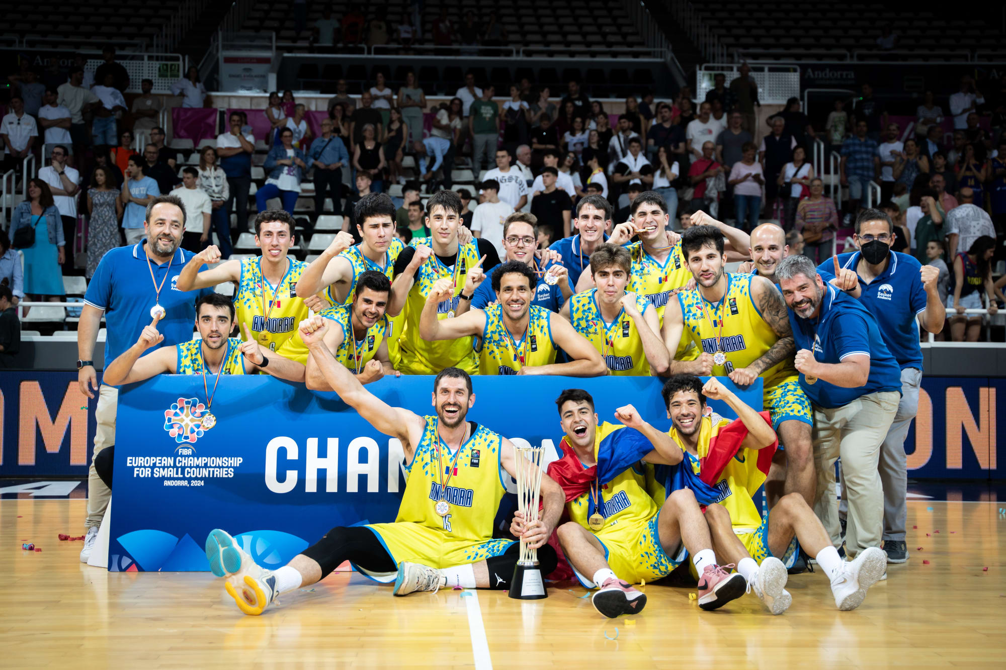 Hosts Andorra crowned champions for recordbreaking sixth time FIBA