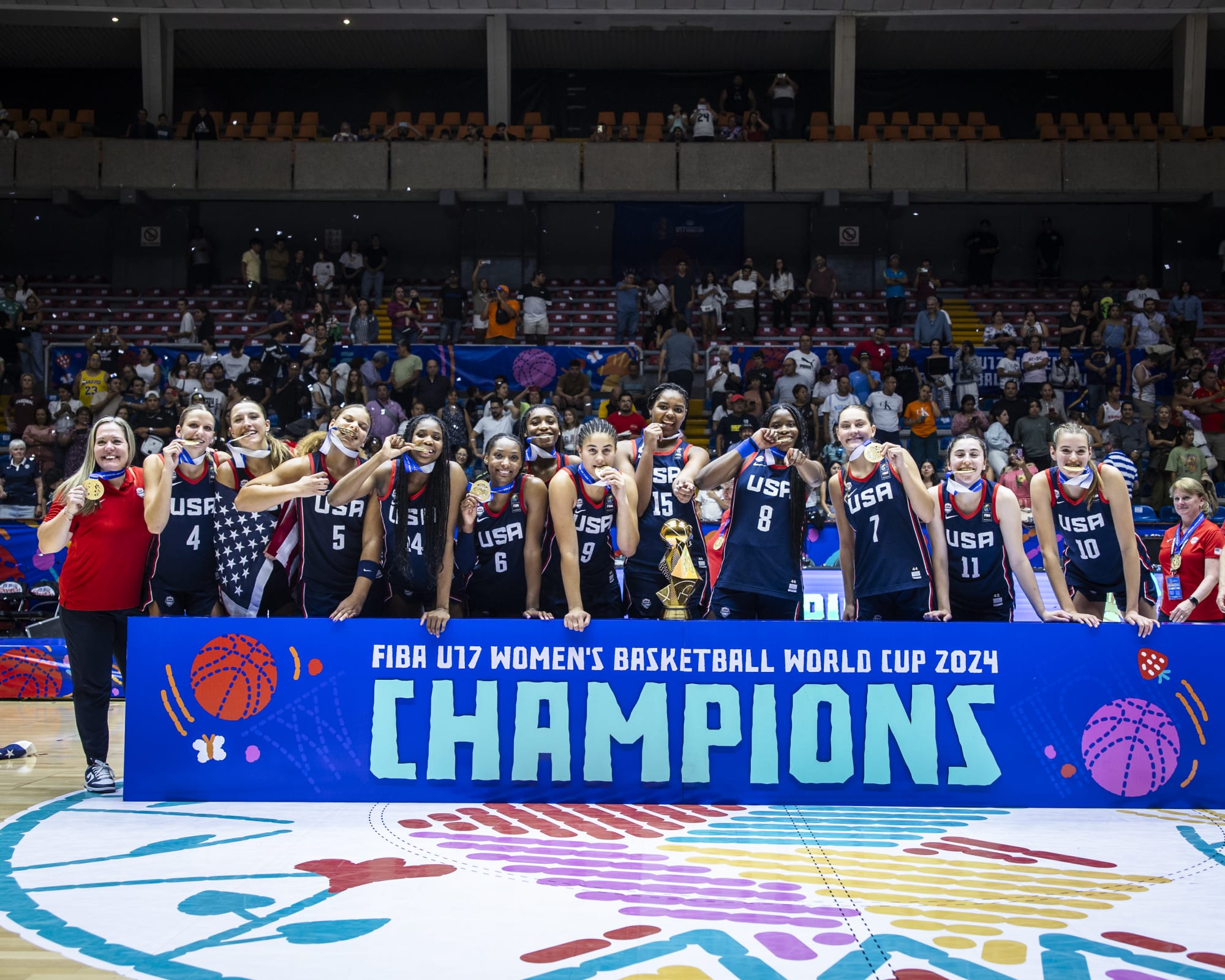 アメリカが圧倒的な強さでFIBA U17女子バスケットボールワールドカップ6度目の優勝を果たす FIBA U17 Women's