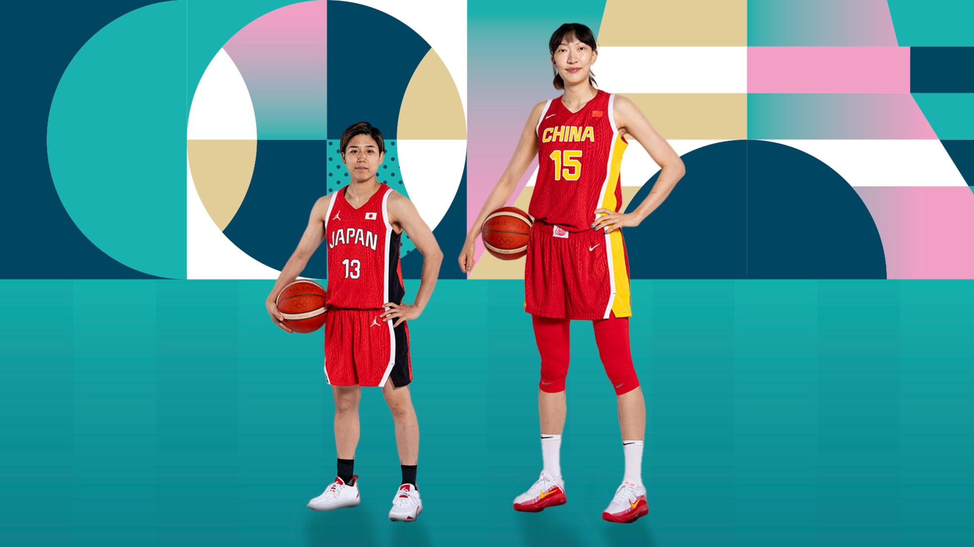 Who are the tallest, shortest, youngest, oldest players at the Olympics