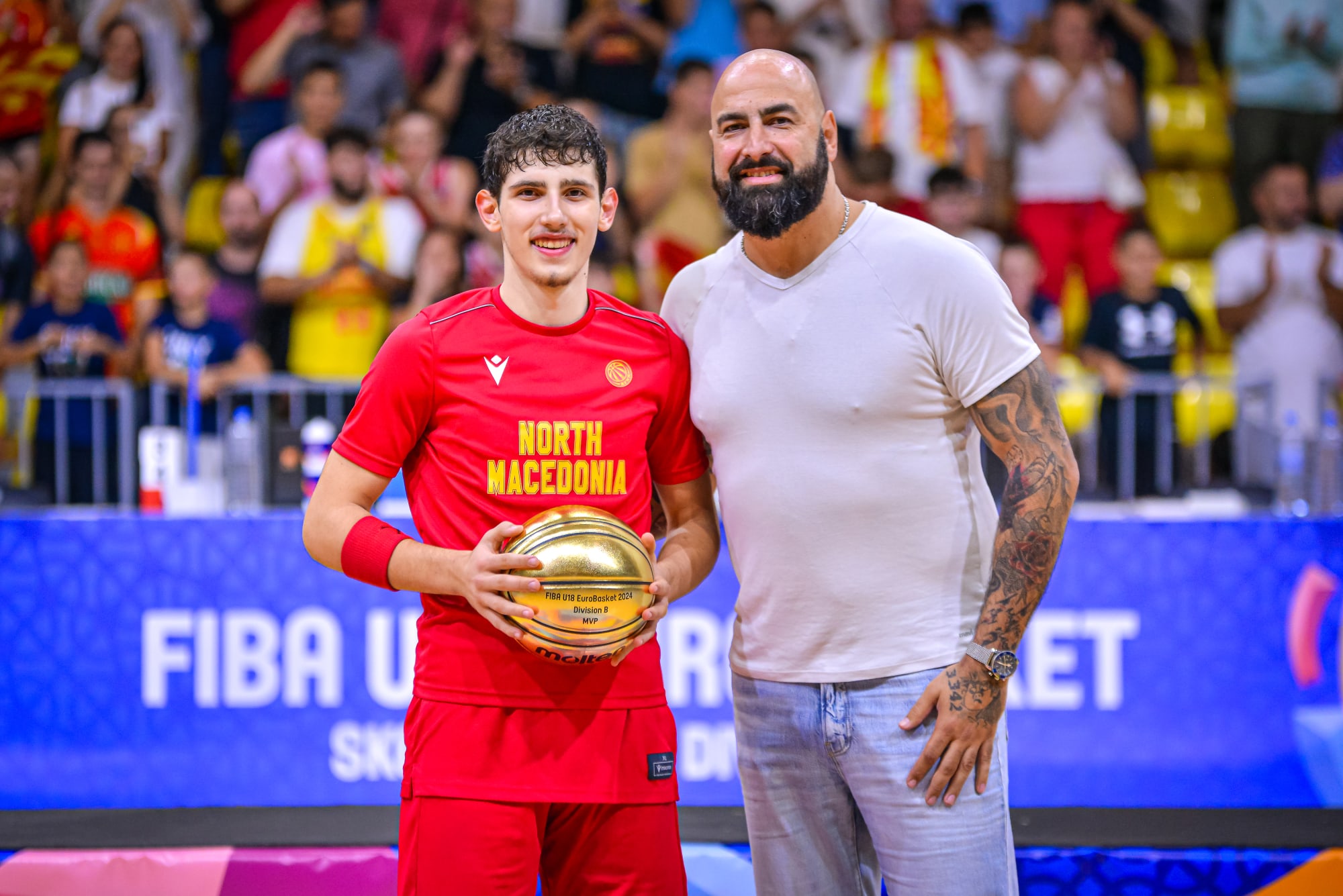 Nikola Janichikj Named MVP In Double Celebration - FIBA U18 EuroBasket ...