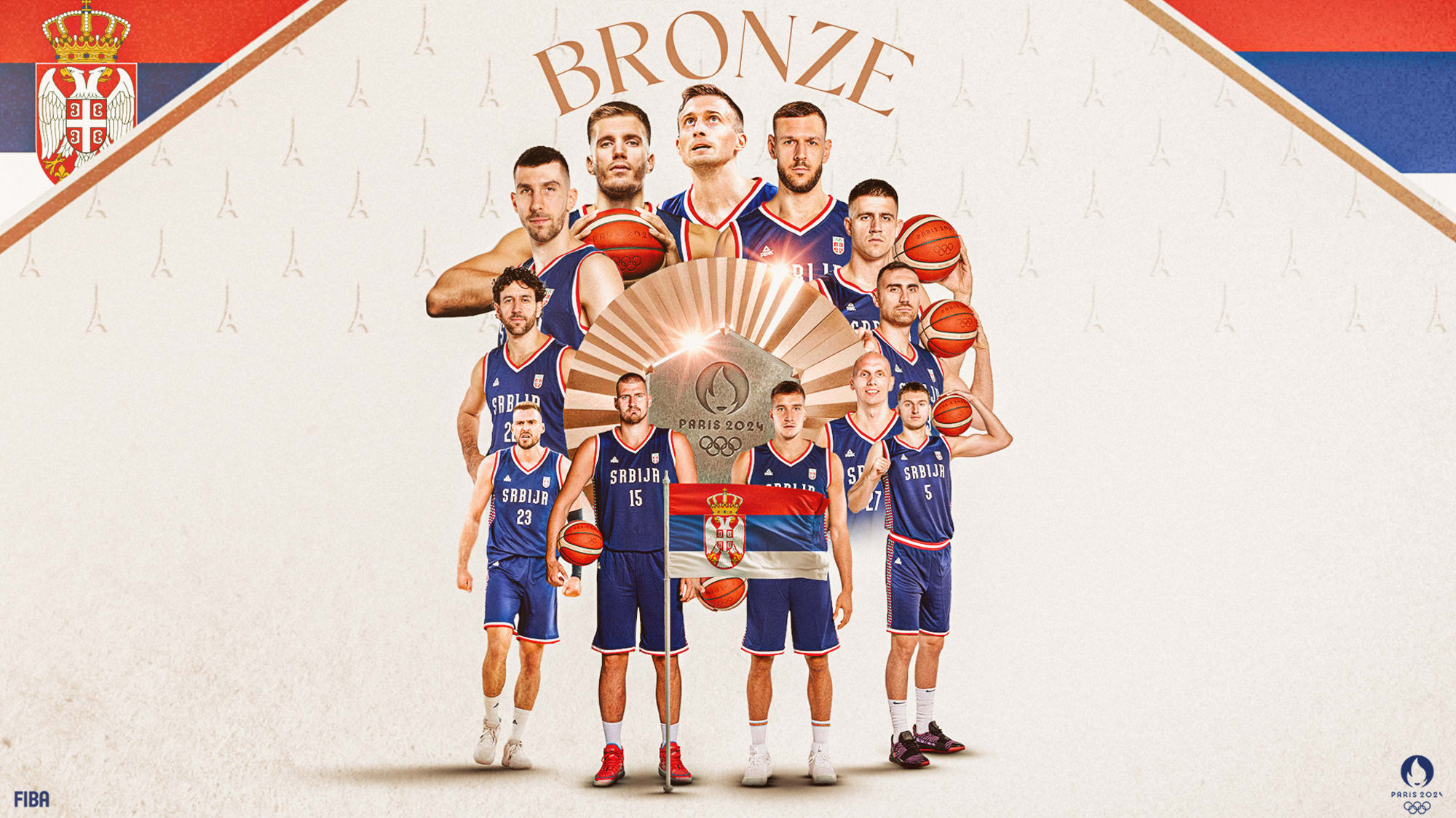 Serbia wins bronze in rematch of World Cup final – Men’s Olympic Basketball Tournament Paris 2024