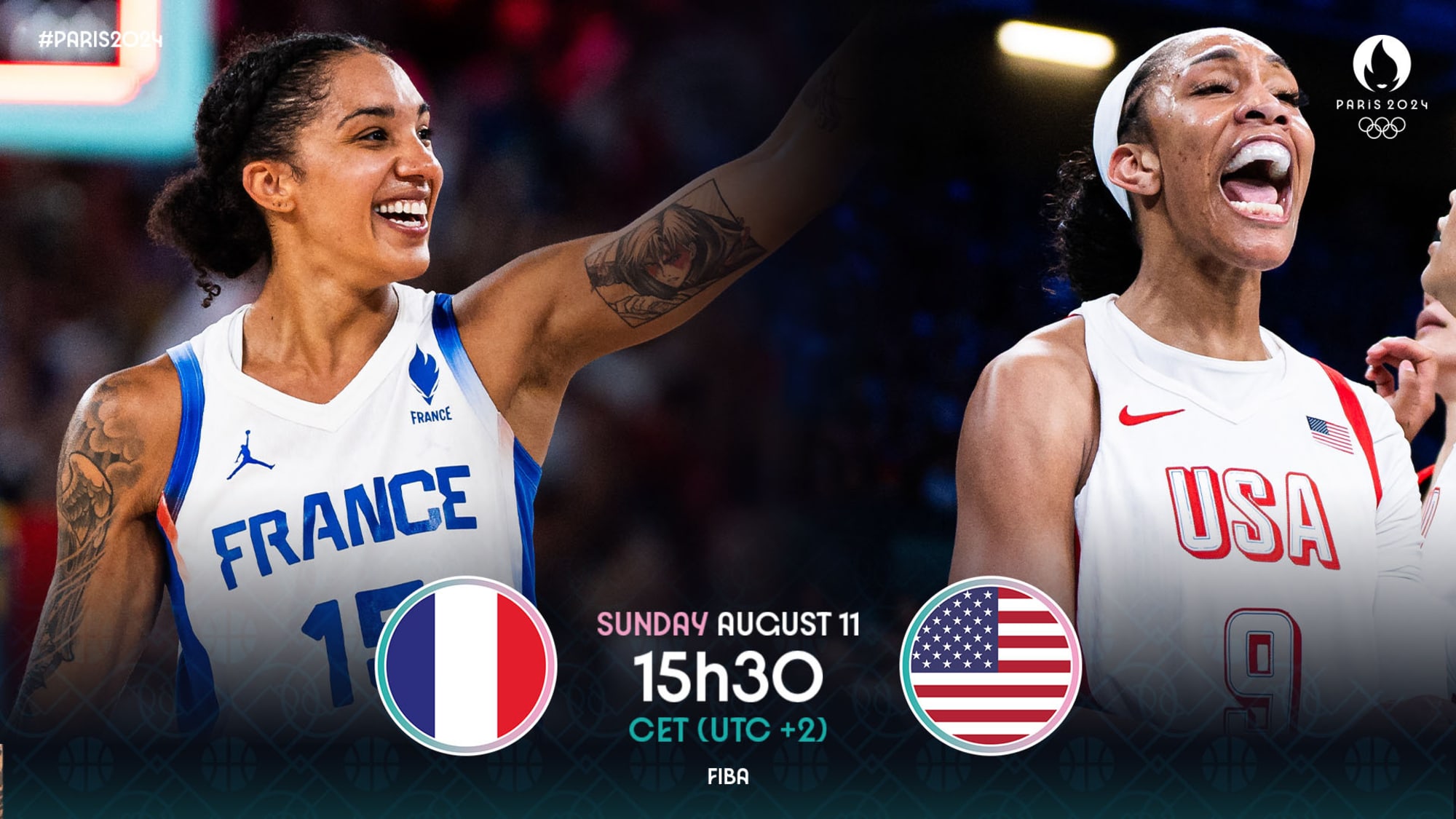 Final preview Number 10 for USA or a French fairytale for the ages Women s Olympic Basketball Tournament Paris 2024 FIBA Basketball