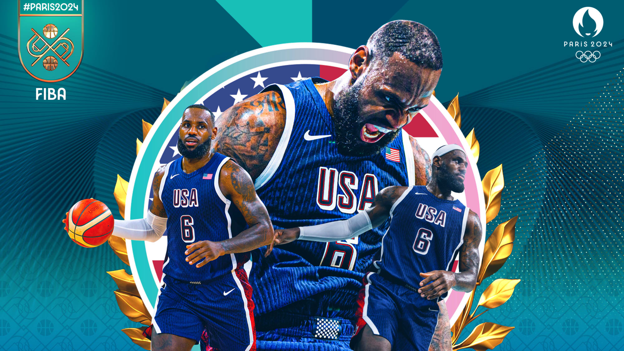 LeBron James MVP of the Paris 2025 headlines the AllStar Five Men's