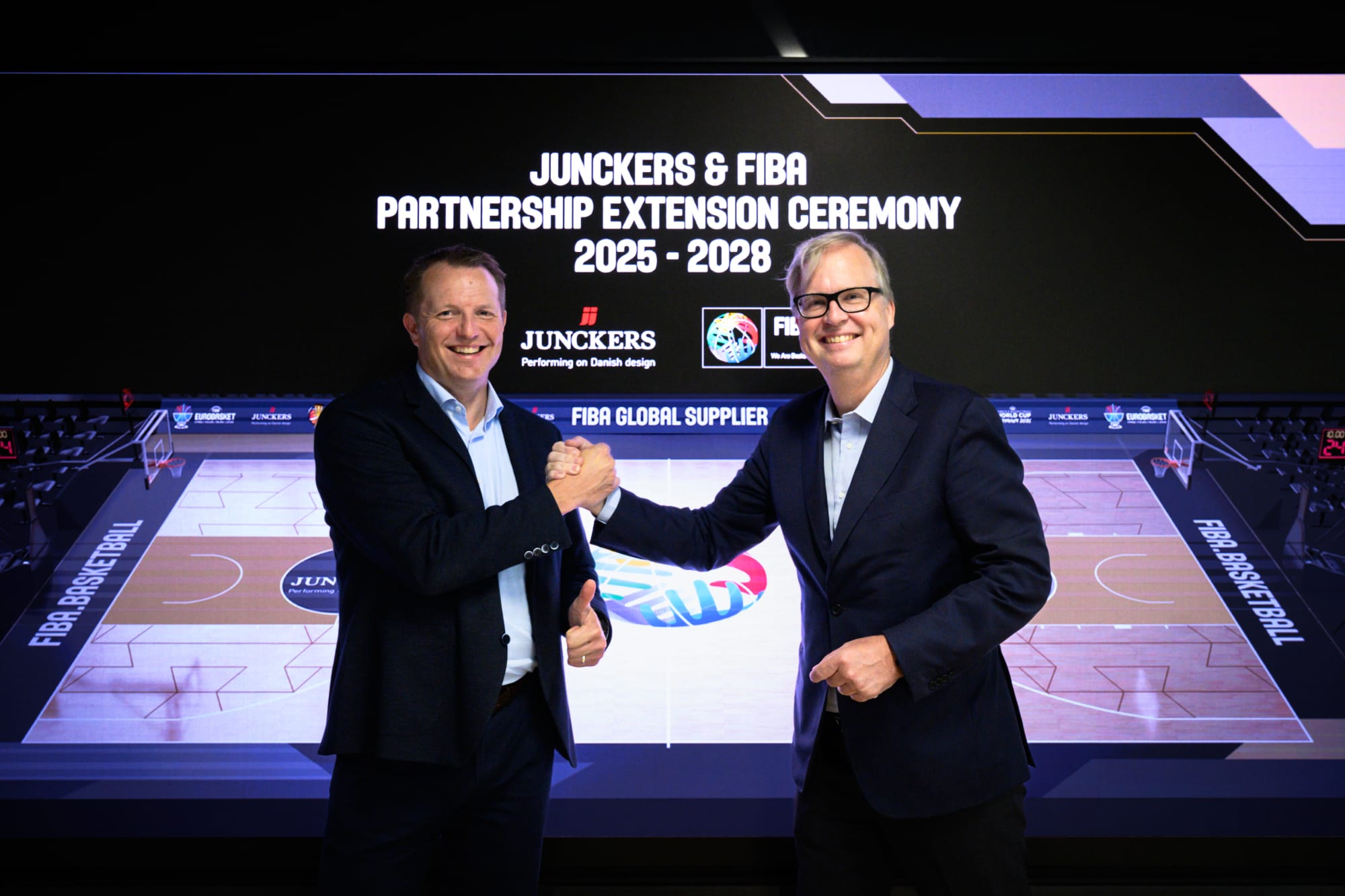 FIBA extends partnership with Junckers to provide best-in-class hardwood sports flooring until 2028