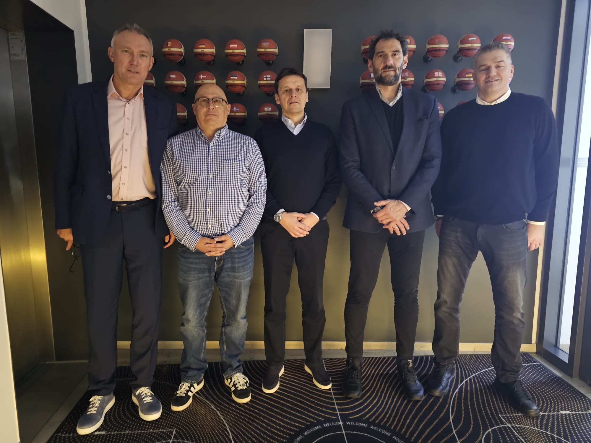 FIBA Europe welcomes Croatian Basketball Federation delegation