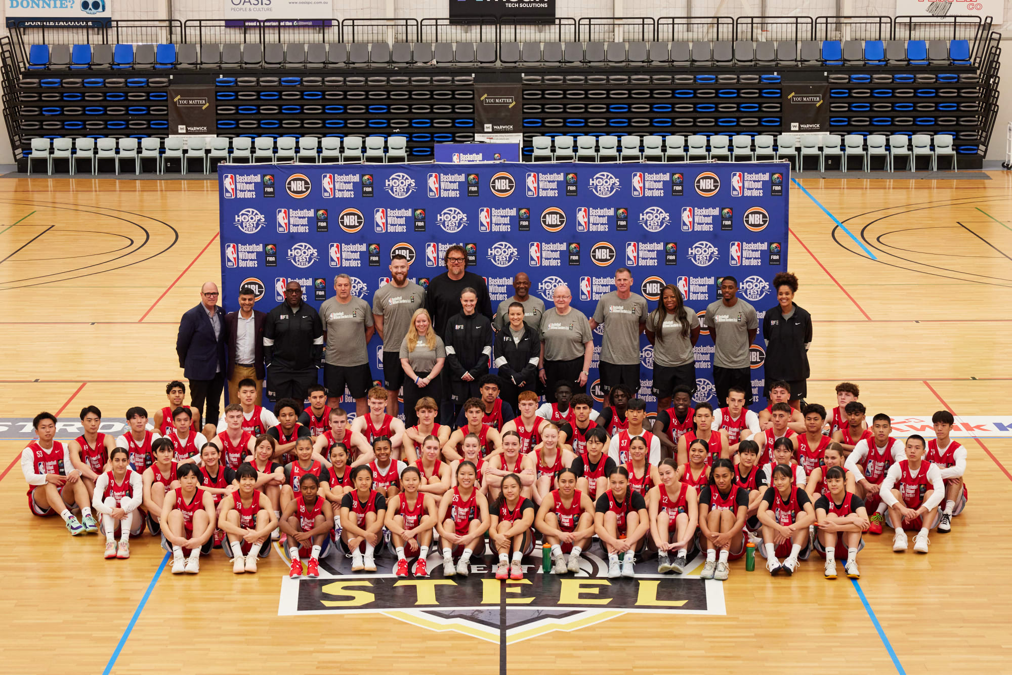 FIBA and NBA Stars united at Basketball Without Borders Asia to mentor top Asia-Pacific prospects in Singapore