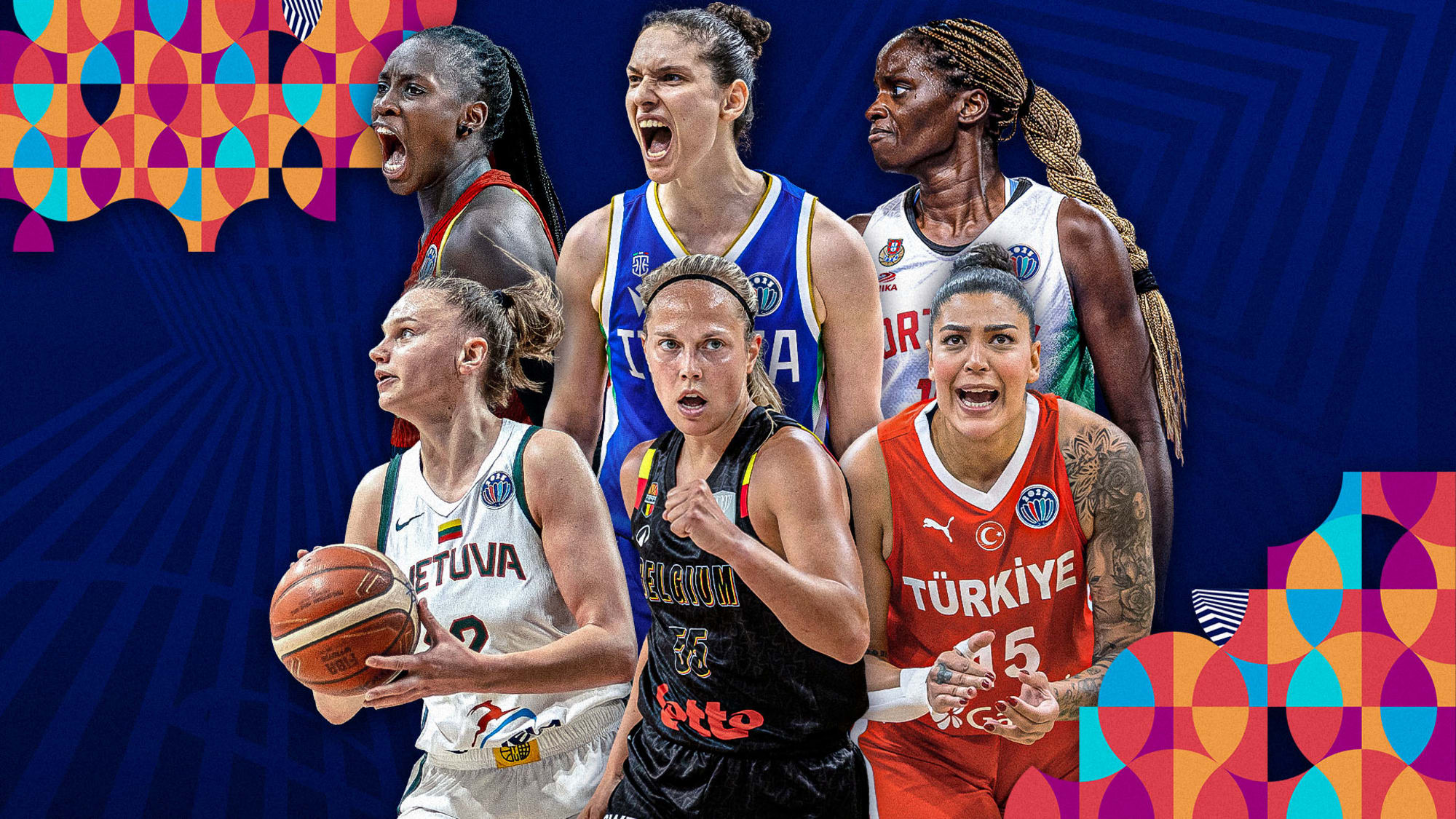 What grade does each nation get for FIBA Women's EuroBasket 2025?