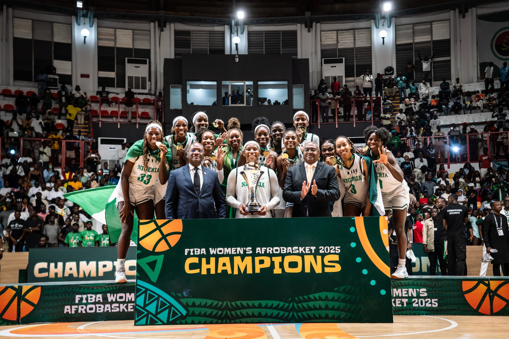 Nigeria are the 2025 Women's AfroBasket champions