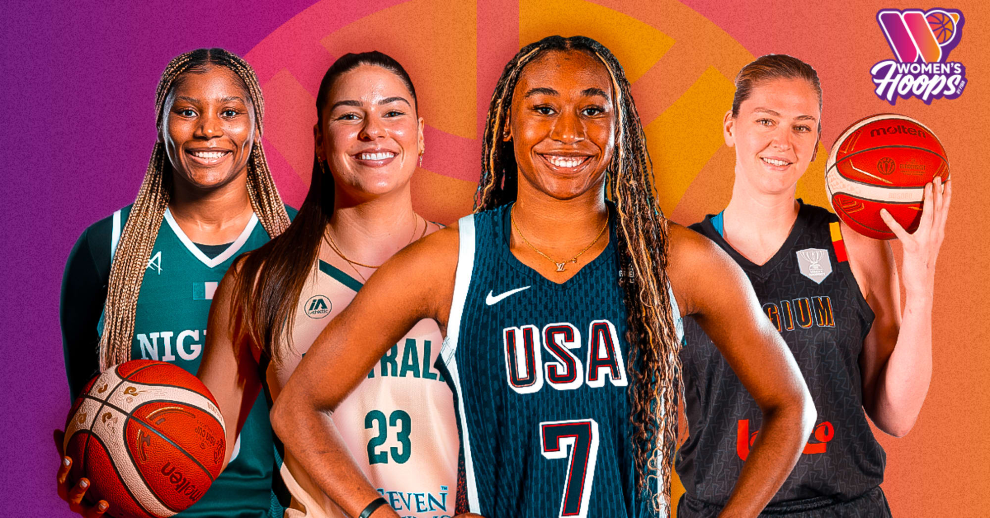 Belgium celebrate a top five spot and Nigeria land in top 10 of FIBA World Ranking Women, presented by Nike
