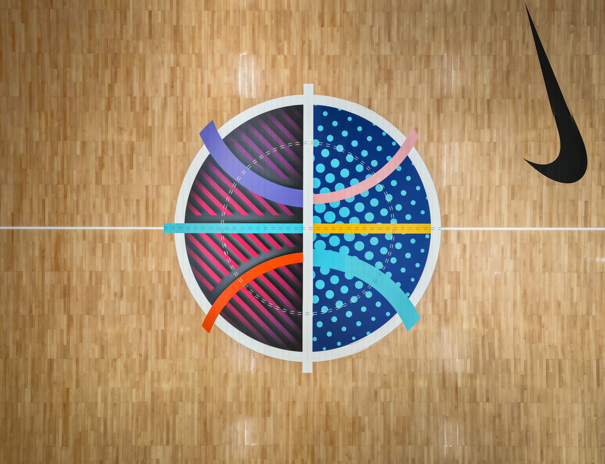 FIBA EuroBasket 2025 court design features new print technology by Junkers