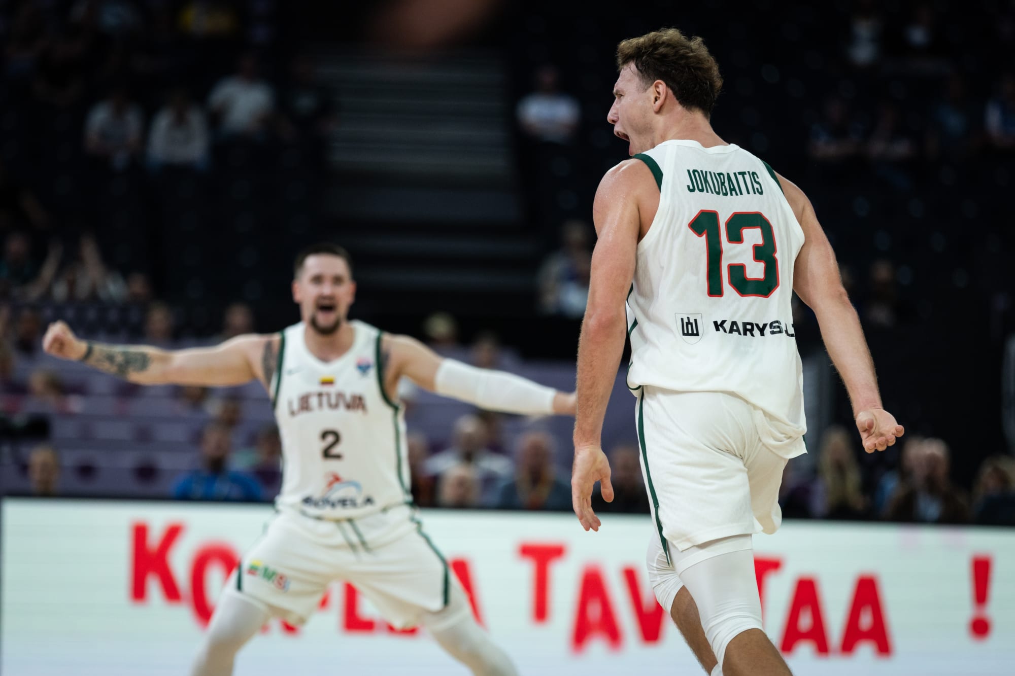 Jokubaitis puts on a show with double-double in Lithuania win