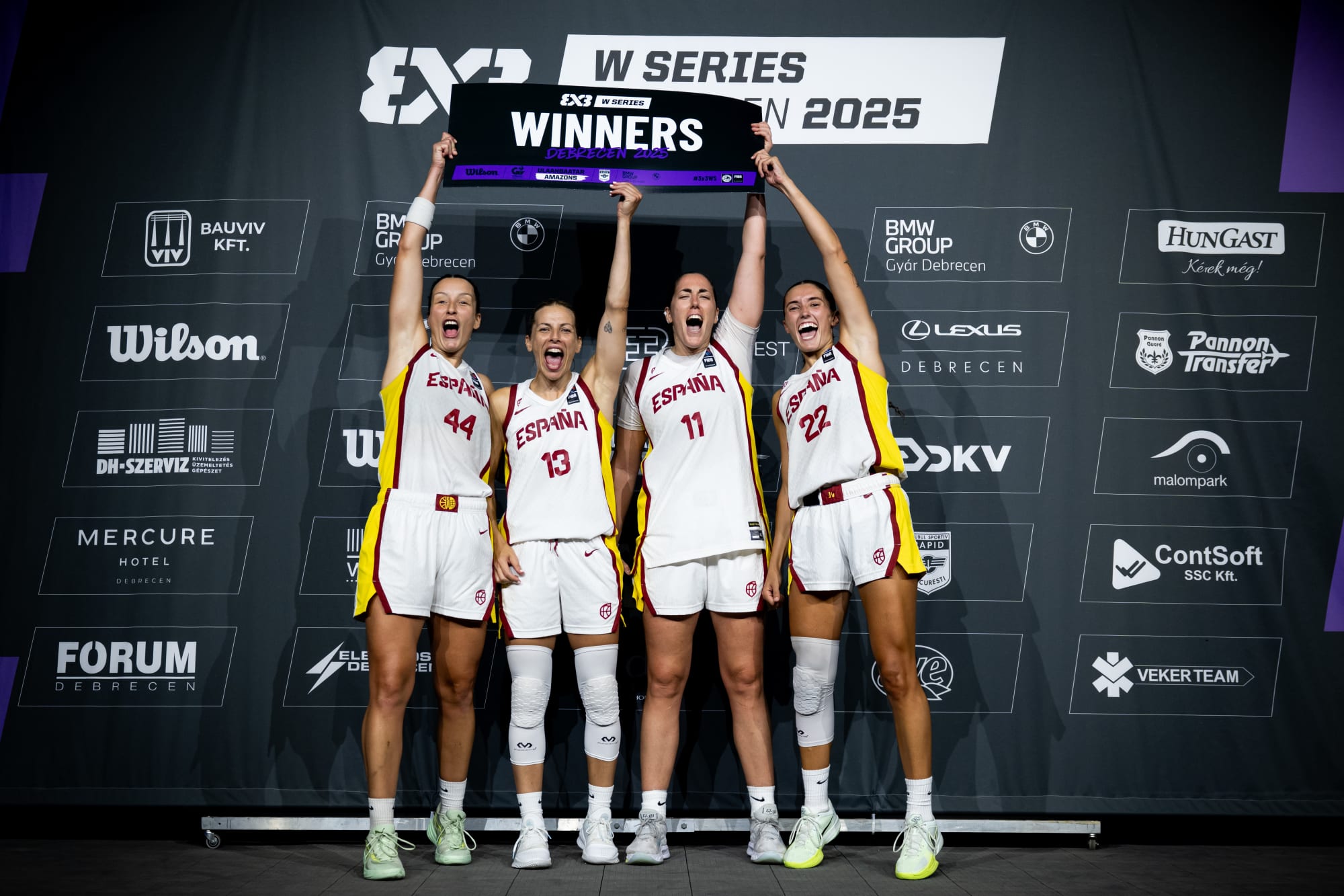 Spain finish regular season on fire at FIBA 3x3 Women's Series Debrecen Stop