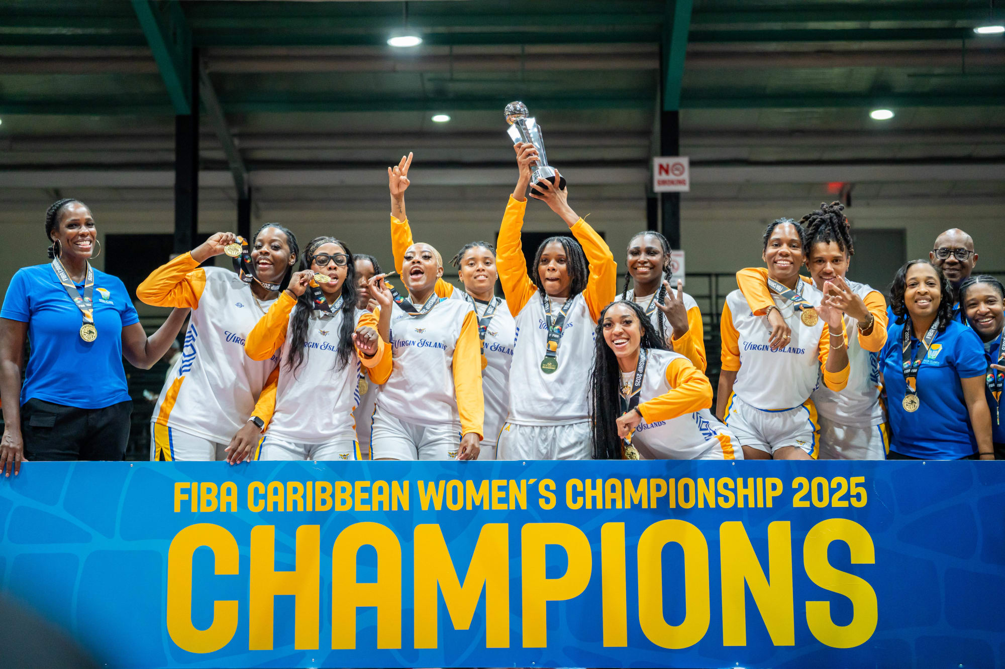 Virgin Islands win FIBA CBC Women’s Championship 2025 with perfect record