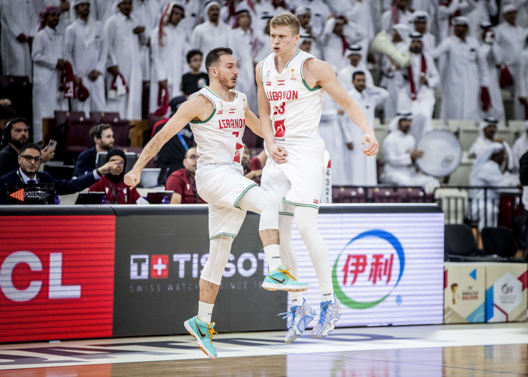 Lebanon survive Qatar in one-point thriller