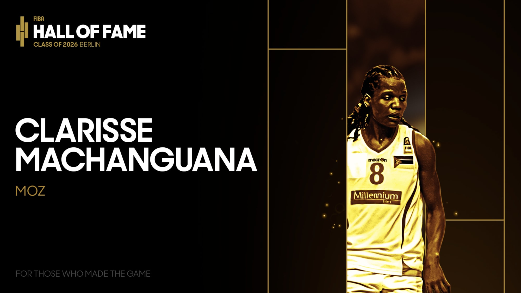 2026 FIBA Hall of Fame: Clarisse Machanguana