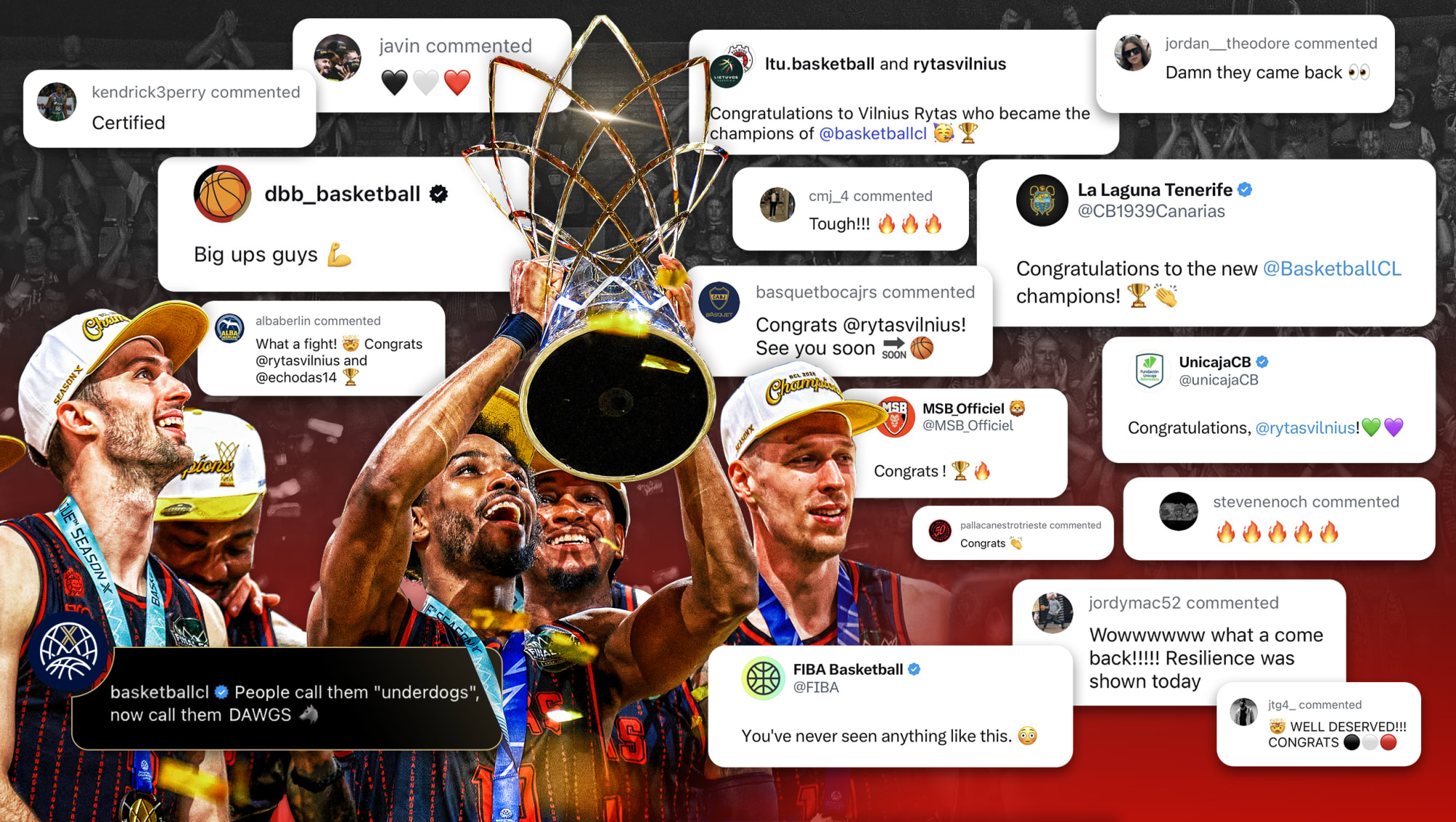 Vilnius celebrates new champs, Internet erupts