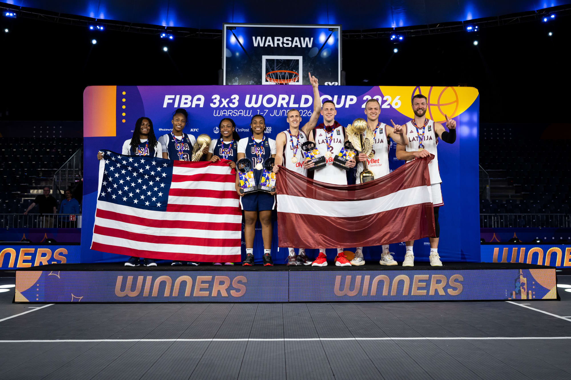 Latvia and USA win FIBA 3x3 World Cup 2026