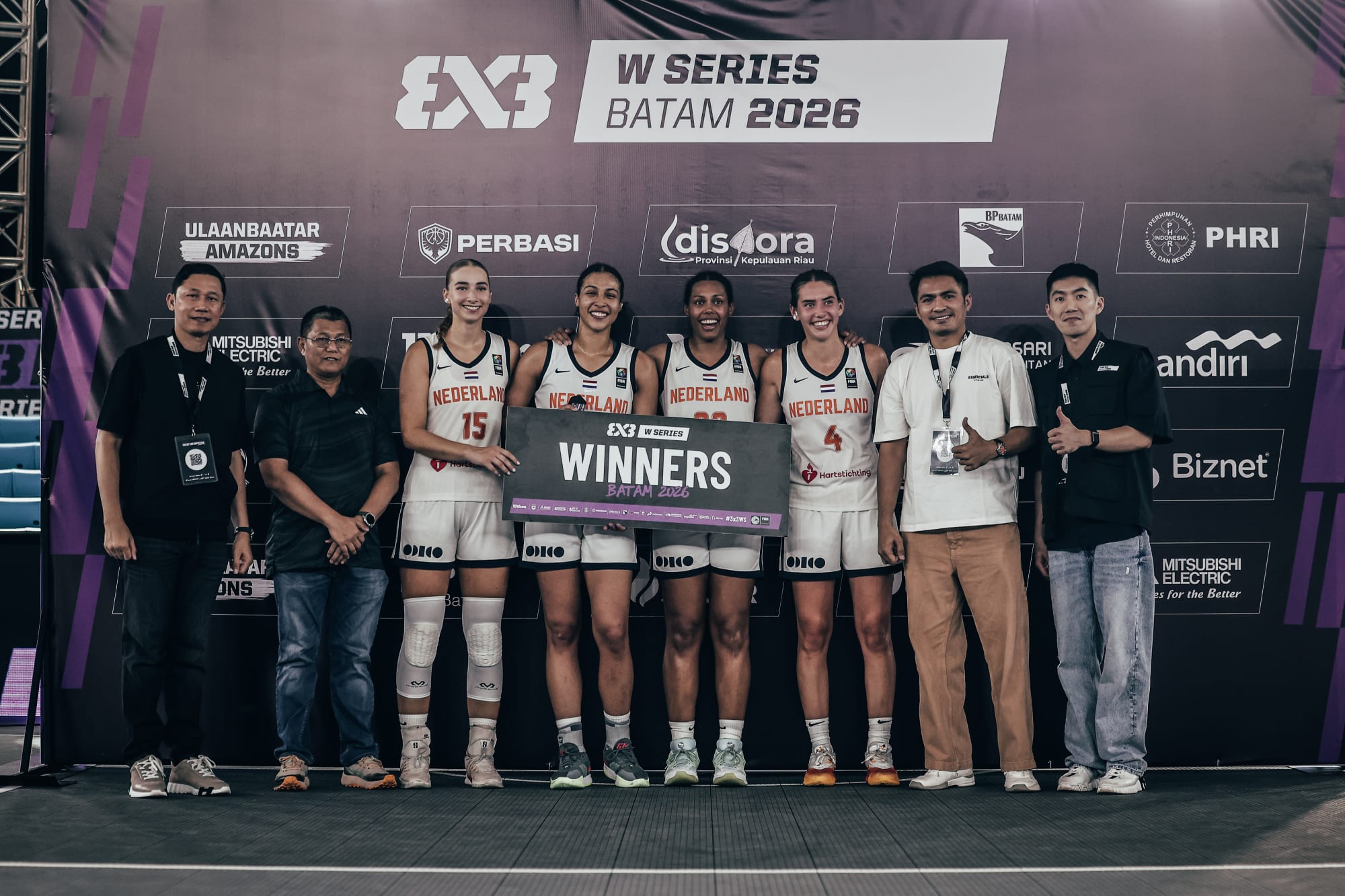 Netherlands reign supreme at FIBA 3x3 Women's Series Batam 2026