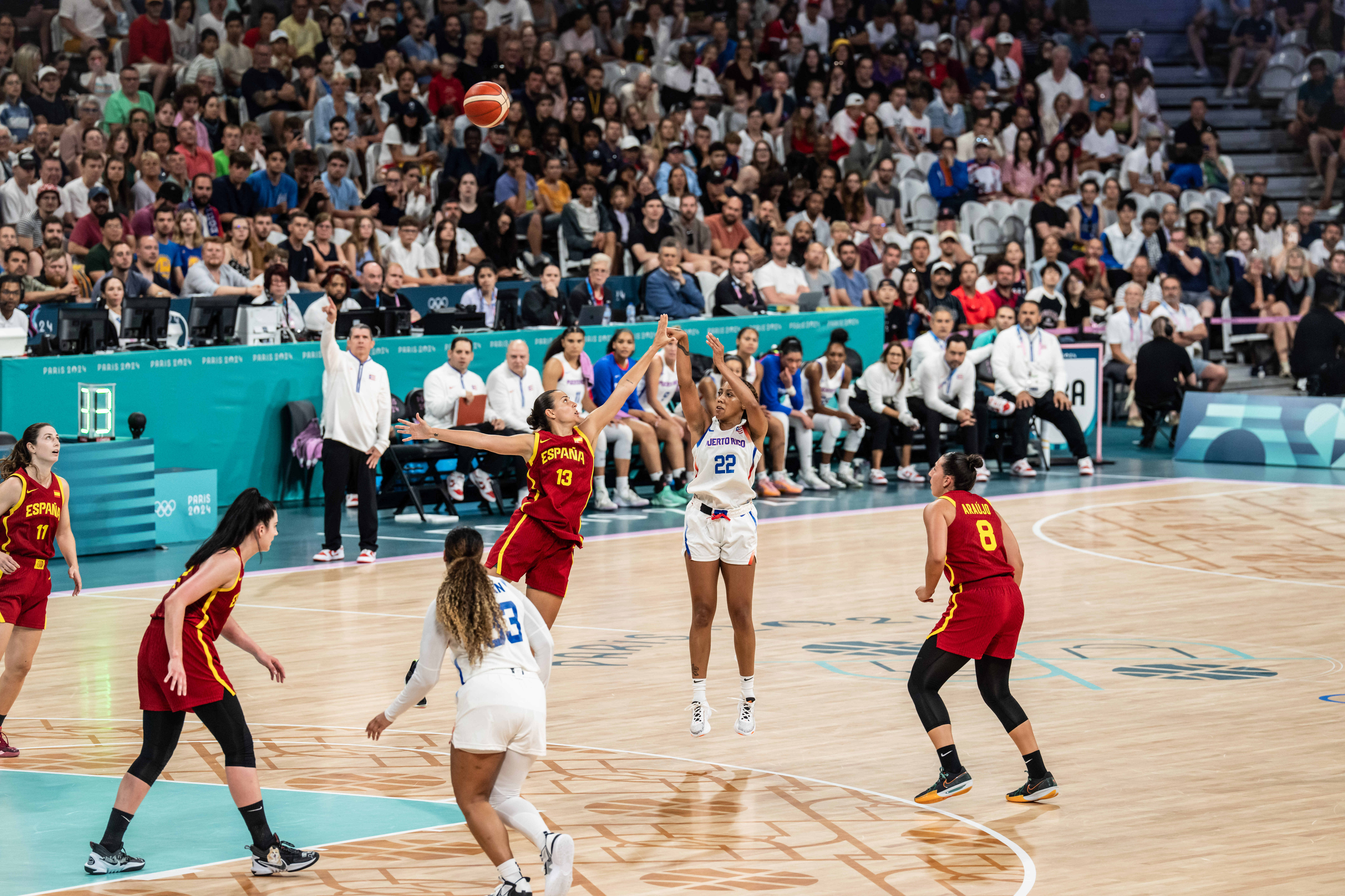 TICKET MATCH BASKETBALL JEUX OLYMPIQUES PARIS 2024 31.07 ESPAGNE