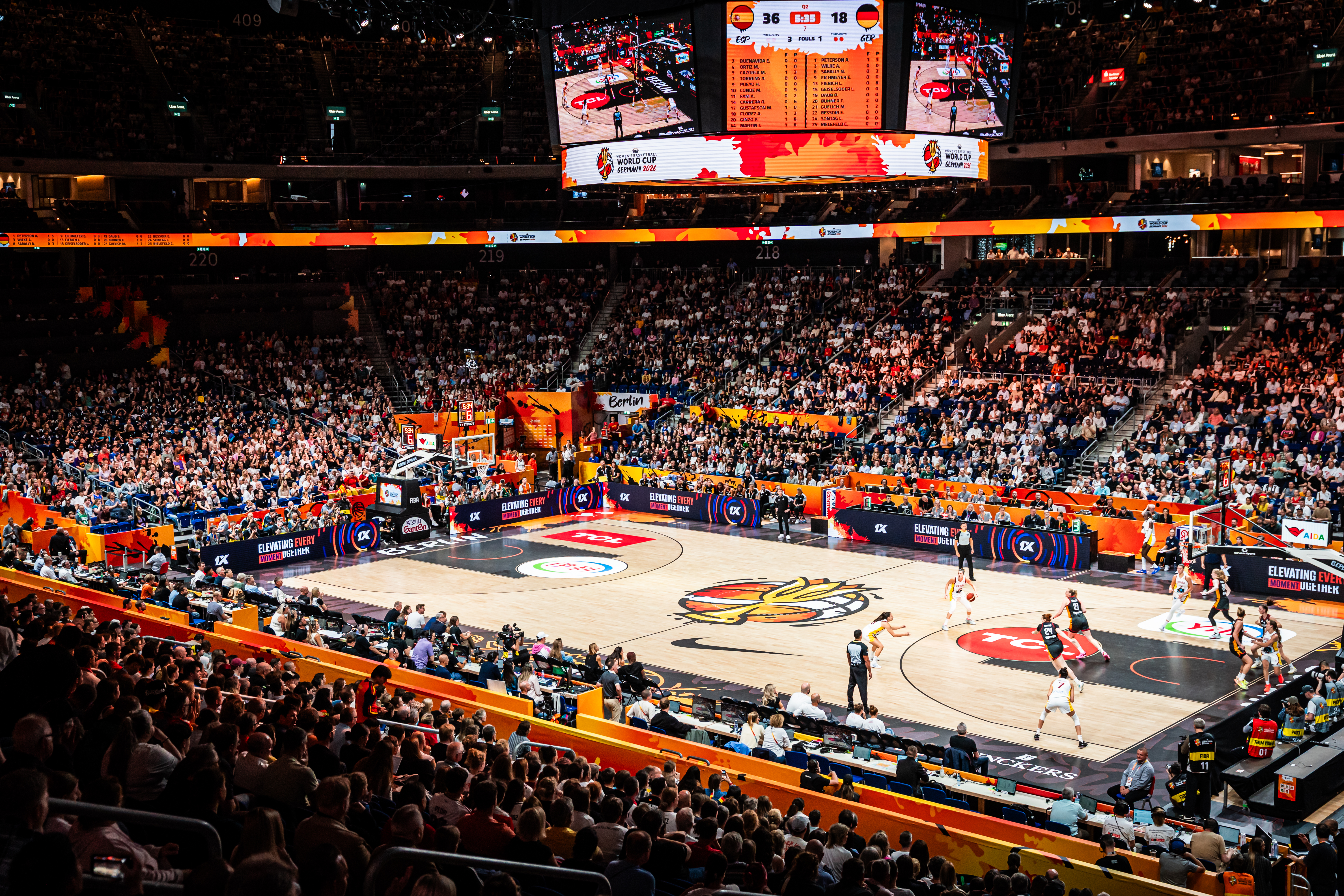 Berlin Arena sold out as 12,550 fans watch Women's World Cup hosts | About FIBA