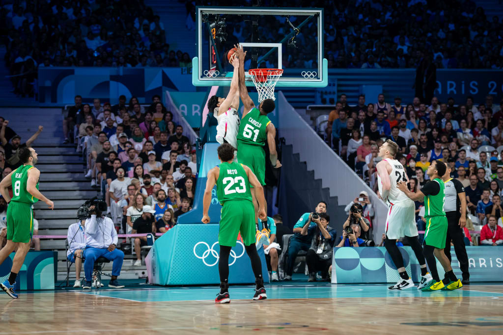 Bruno Caboclo, Brésil vs Japon, JO 2024