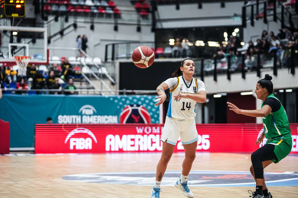 Florencia Chagas fue la máxima anotadora en la final ante Brasil. Foto: FIBA.