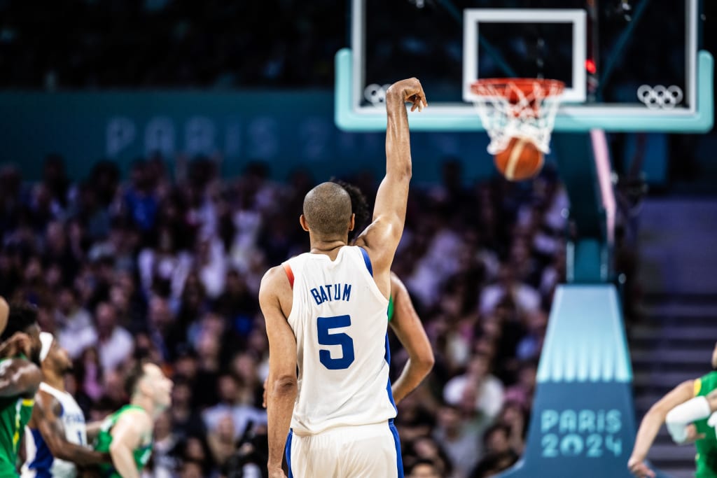 Nico Batum, joueur des Clippers et de l'équipe de France. Crédit : FIBA 