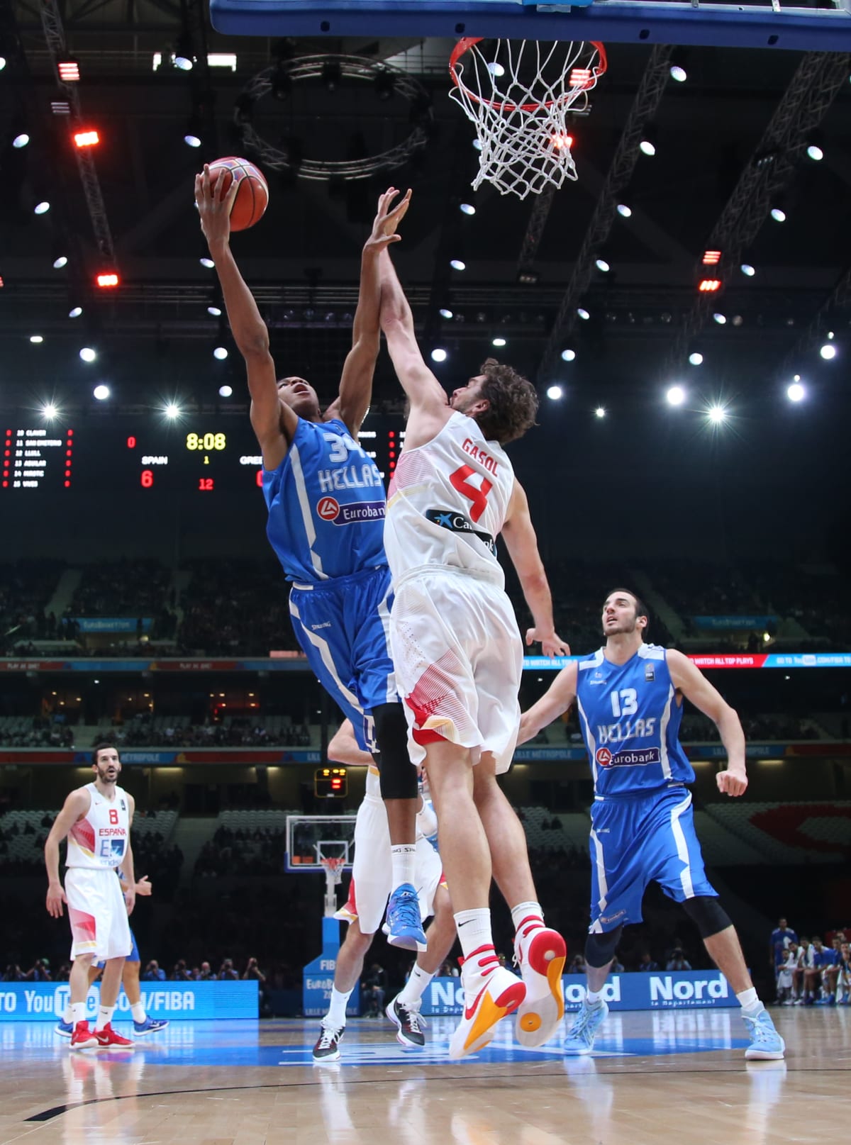 EuroBasket 2015 Greece vs Spain