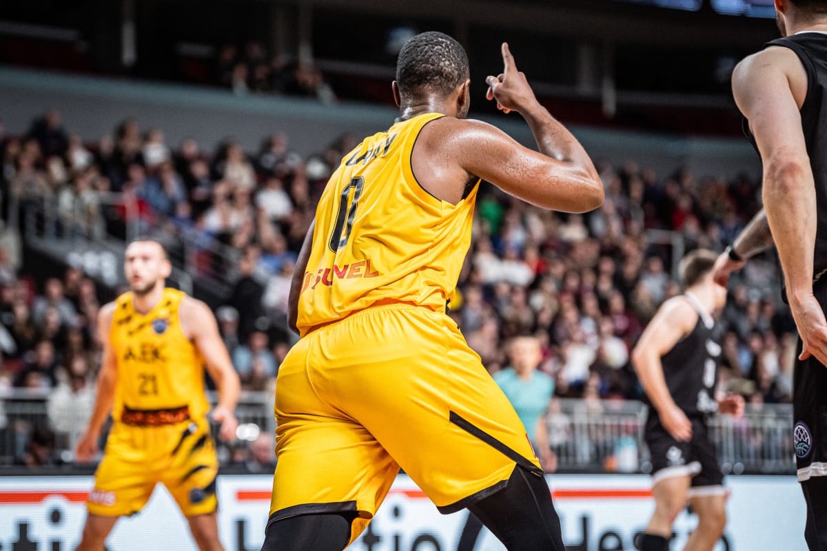 Εικόνες από το Ρίγα - ΑΕΚ Betsson