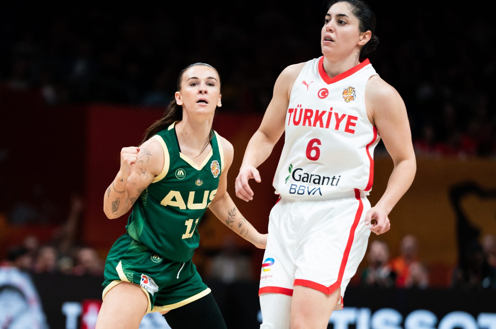 Alanna Smith of Australia in action at FIBA Women's World Cup 2026