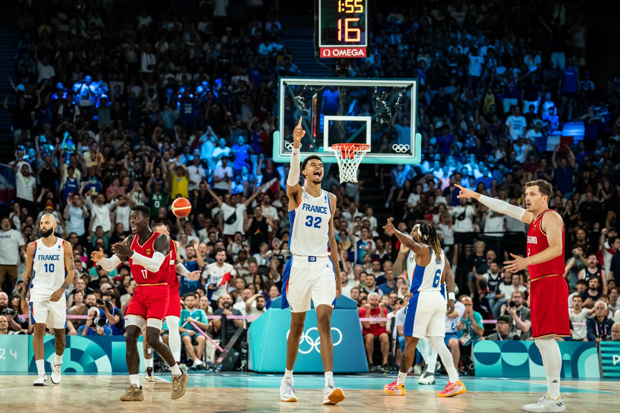 Olympisches Basketballturnier der Männer Paris 2024 – Frankreich erreicht das Finale mit dramatischem Sieg über Deutschland