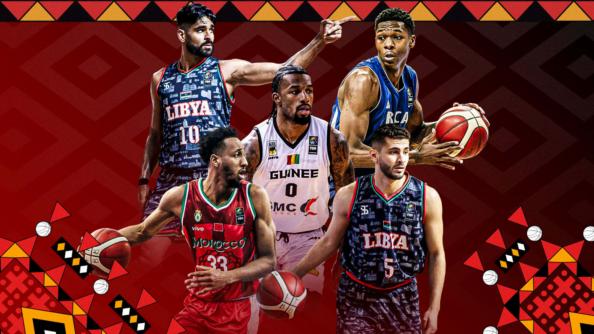 Who is leading the individual stats in the 2025 AfroBasket Qualifiers ...