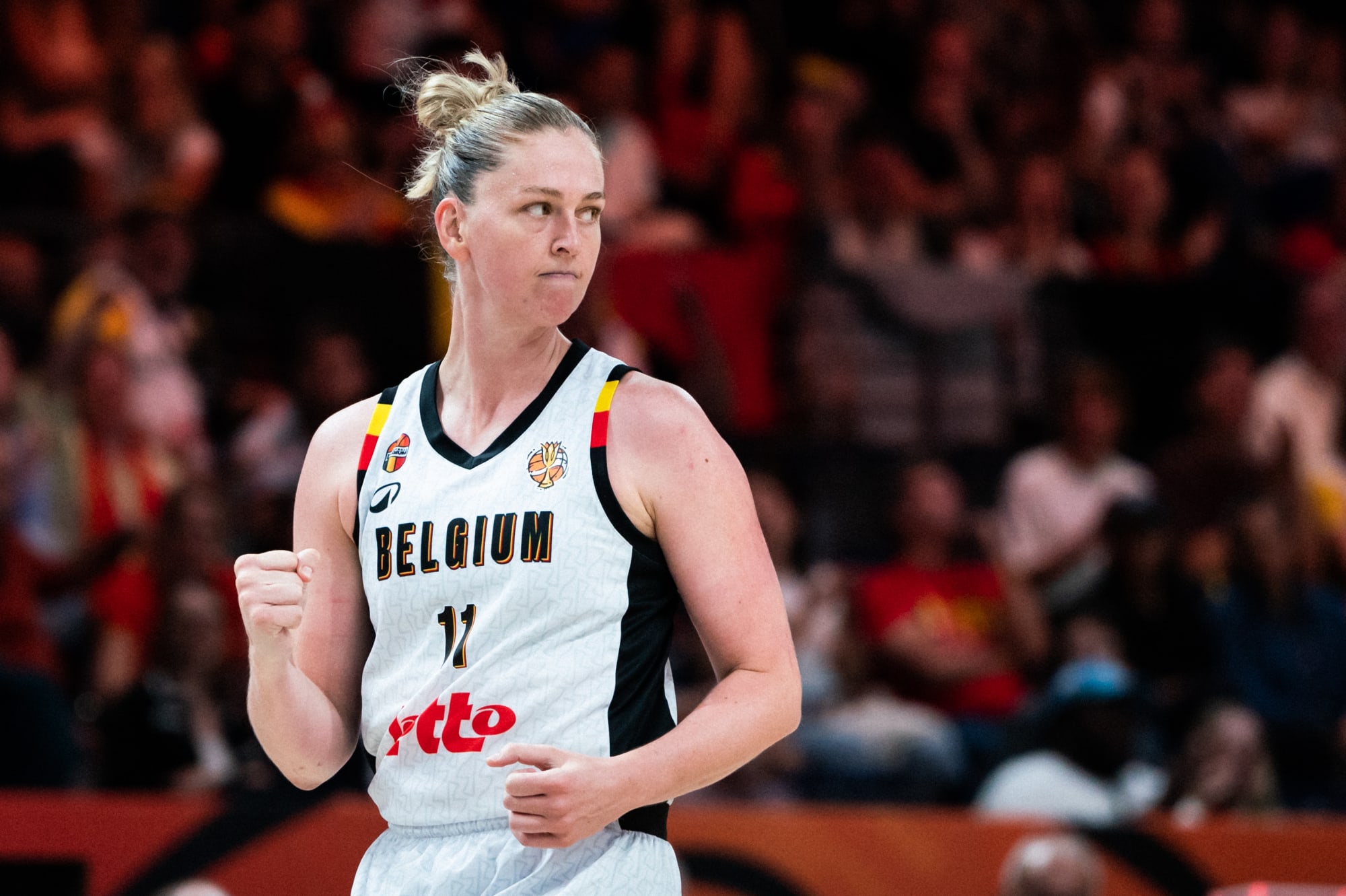 Emma Meesseman of Belgium in FIBA Women's World Cup action