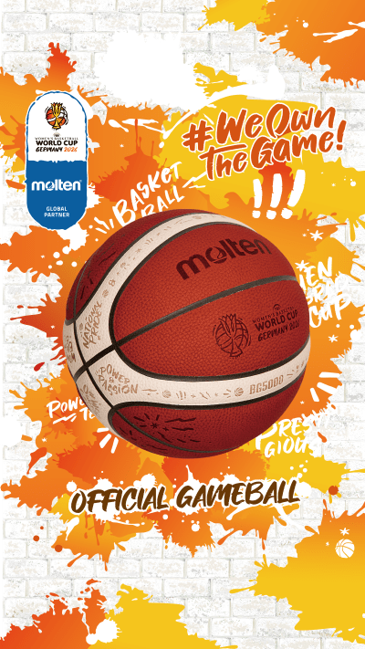 Exclusive Molten Game Ball - FIBA Women's Basketball World Cup