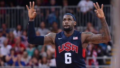 And how many points has LeBron scored for USA Basketball FIBA Basketball