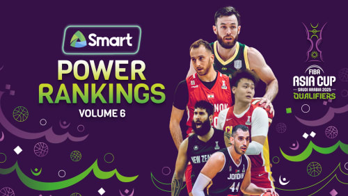 FIBA アジアカップ2025予選 Smart パワーランキング: Volume 6