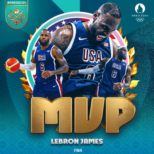 LeBron James MVP of the Paris 2024 headlines the AllStar Five News