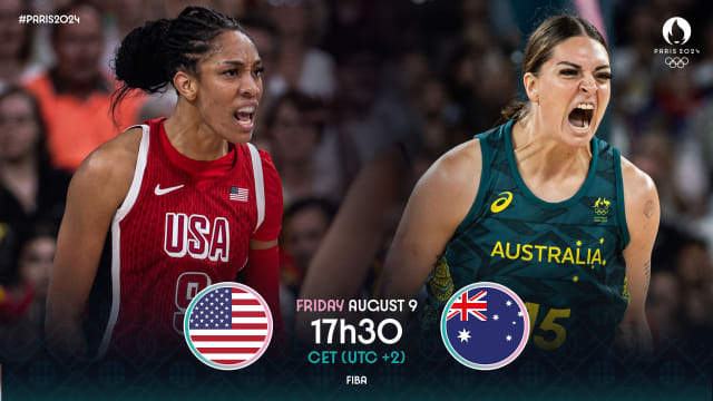 Amerika Serikat vs Australia di semifinal basket putri Olimpiade 2024.